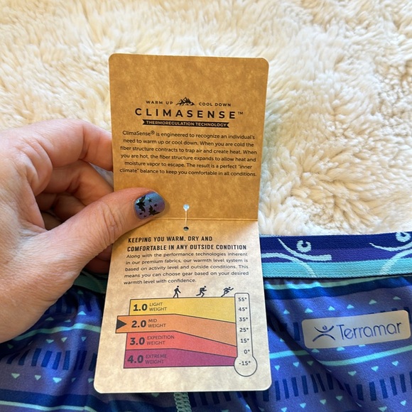 NWT - Terramar baselayer pants - girls 3T, excellent for skiing and winter - Picture 4 of 4